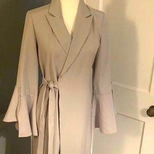 Jumpsuit!  Grey wrap jumpsuit